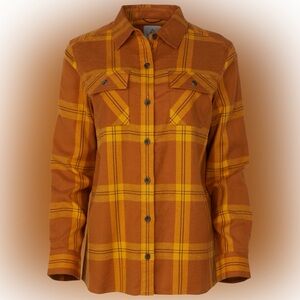 Ascend Finn Organic Cotton Long-Sleeve Shirt - Roasted Pecan - XS